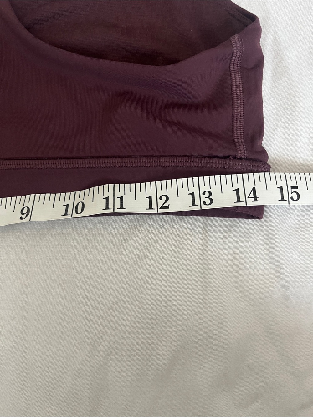 lululemon athletica Arctic Plum Burgundy Time to Sweat Sports Bra Medium - Picture 5 of 7